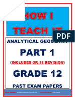 p2 Gr12 Analytical Geometry - P Exam
