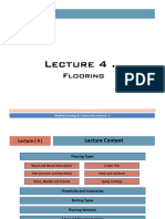 Lecture 4 : Flooring