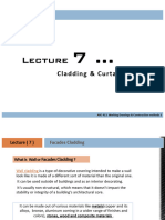 Cladding & Curtain Walls: Lecture (7)