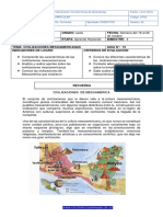 Nombre: GRADO: Sexto FECHA: Semana Del 19 Al 23 ASIGANTURA: Sociales ETAPA: Aprendo Haciendo Bimestre: 4