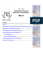 National Board Pressure Relief Device Certifications: Tuesday, January 30, 2001