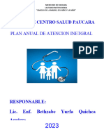 Plan Anual de Atencion Integral