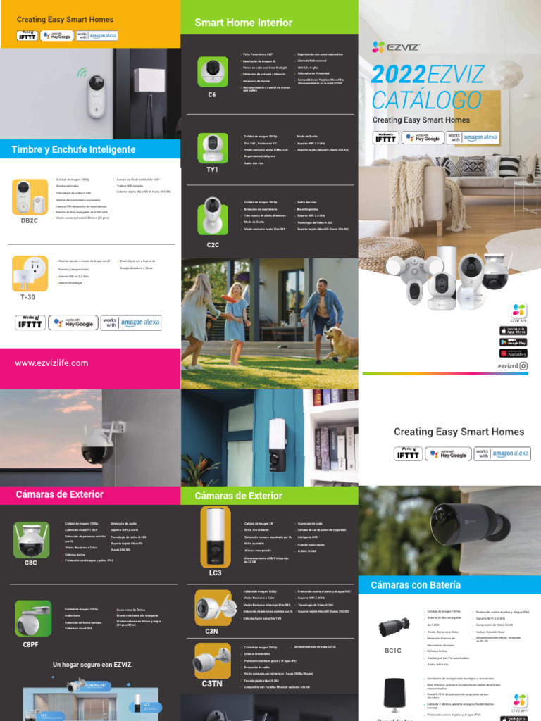 Cámaras de Seguridad Inteligentes EZVIZ | PDF | Informática