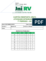 Cartão Resposta Probl 1 P7M1 iRAT 2024-1