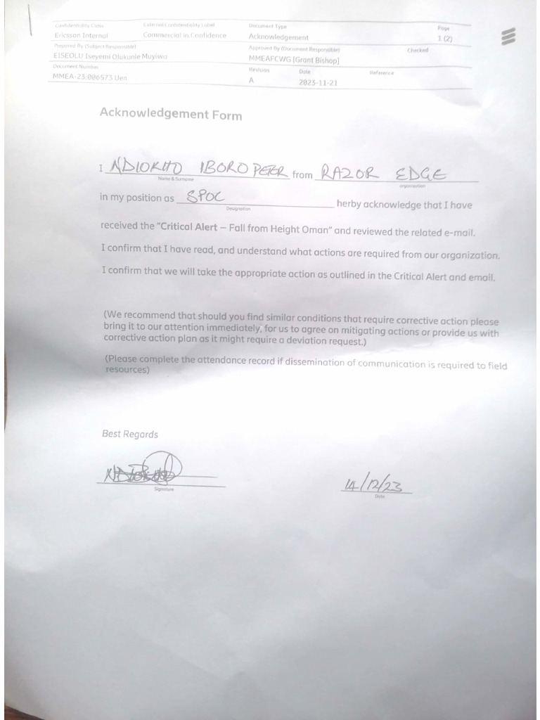 Critical Alert | PDF