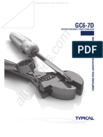 Typical Gc6 7d Instruction Book Parts Catalogue 34