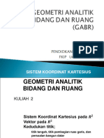 Kuliah 2 Sistem Koordinat Kartesius (Autosaved)