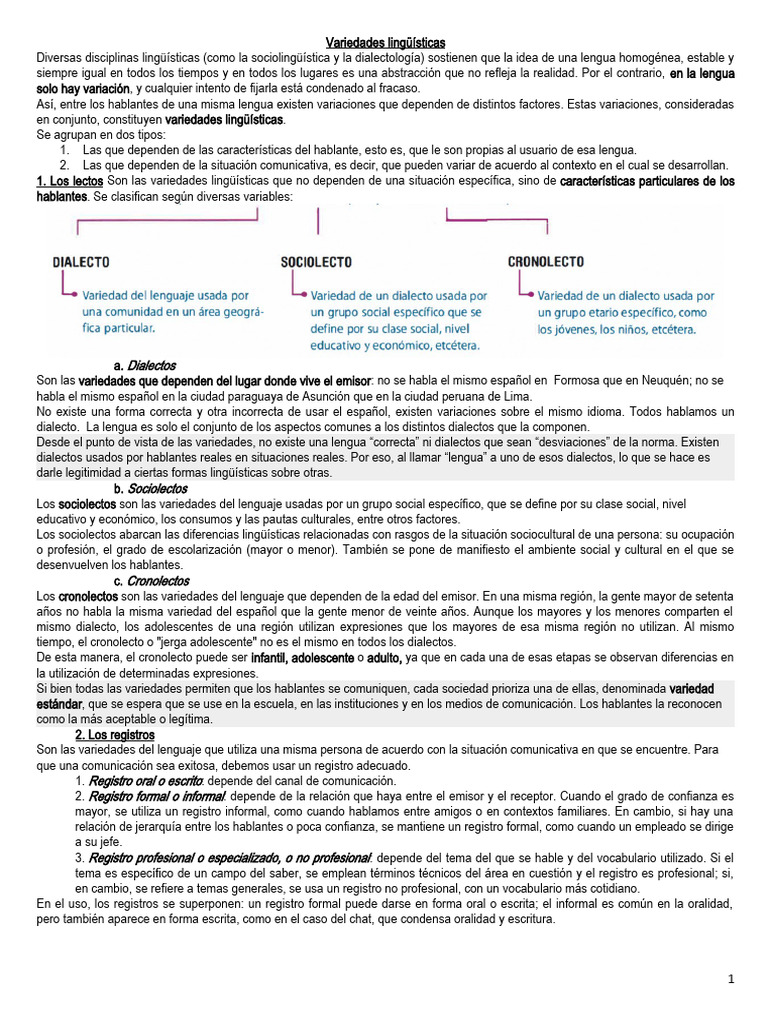 Lectos Registros | PDF | Dialecto | Comunicación