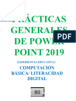 Prácticas Generales de Power Point 2019