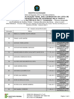 Anexo VI Convocação para Matrícula em 2 Chamada e Lista de Espera Definitiva Após Manifestação-Recanto Das Emas