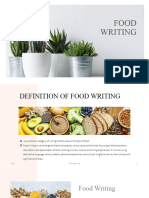 Food Writing