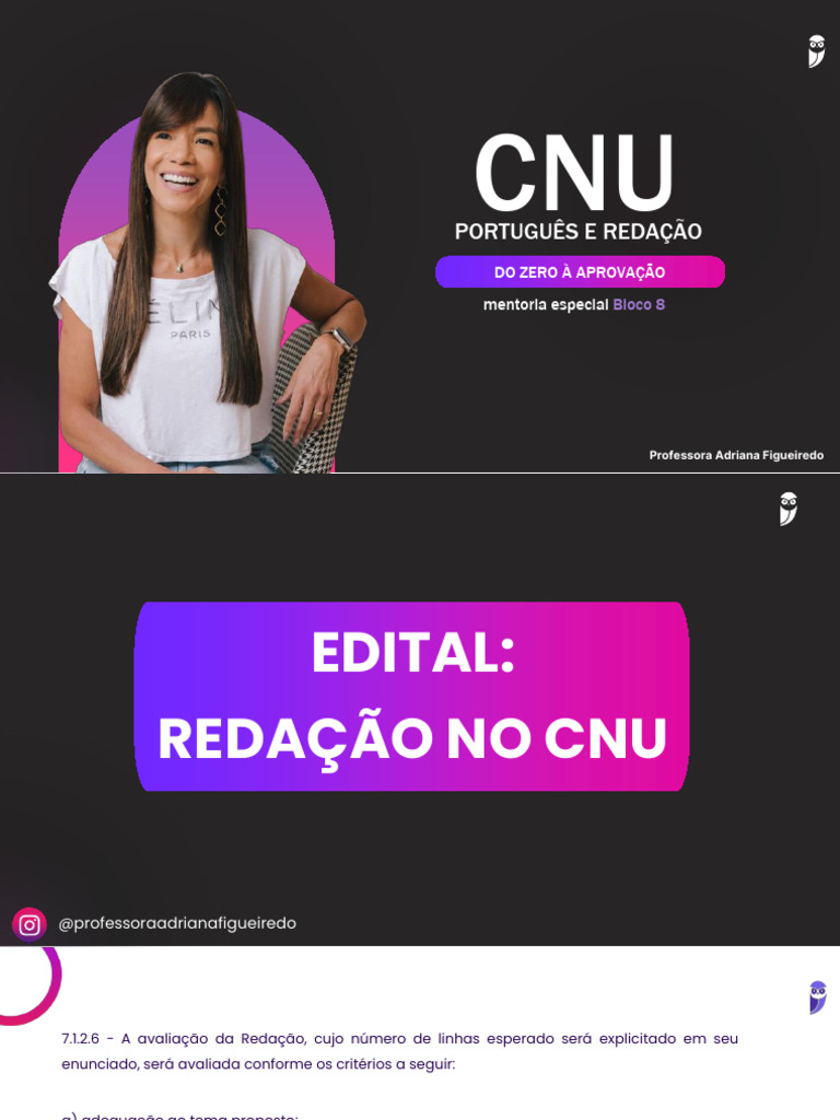 Material Do Aluno Português E Redação Para O Cnu Pdf Privacidade