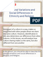 UCSP 11 12 Q1 0103 Cultural Variations and Social Differences in Ethnicity and Religion PS
