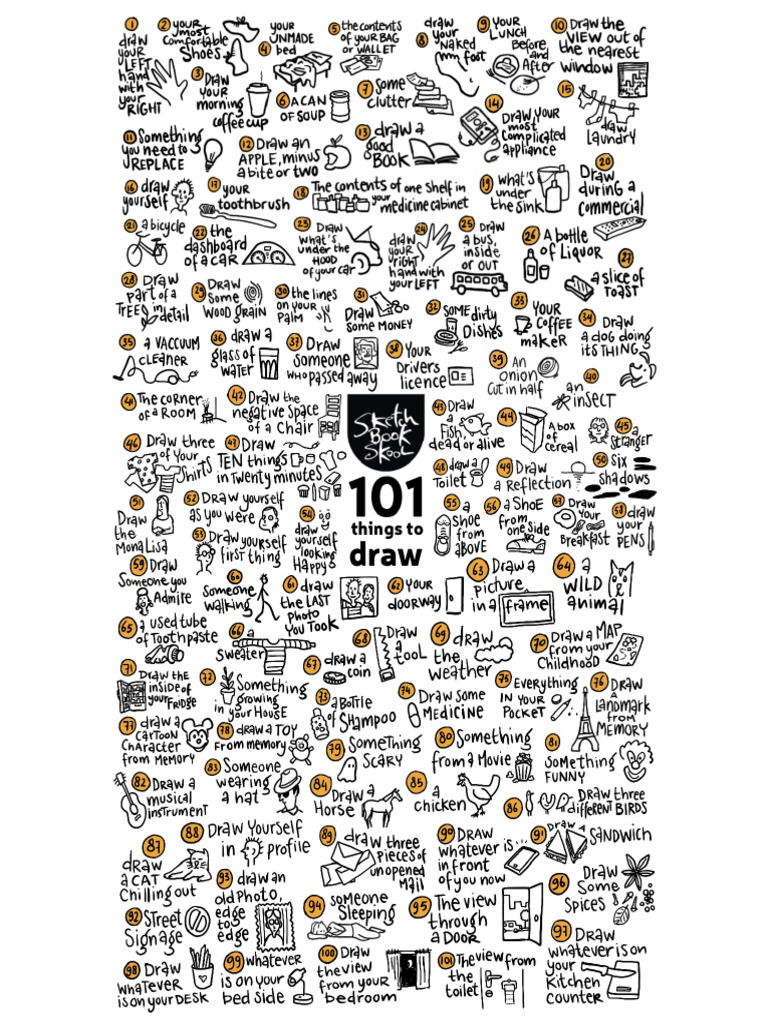 101 things to draw | PDF
