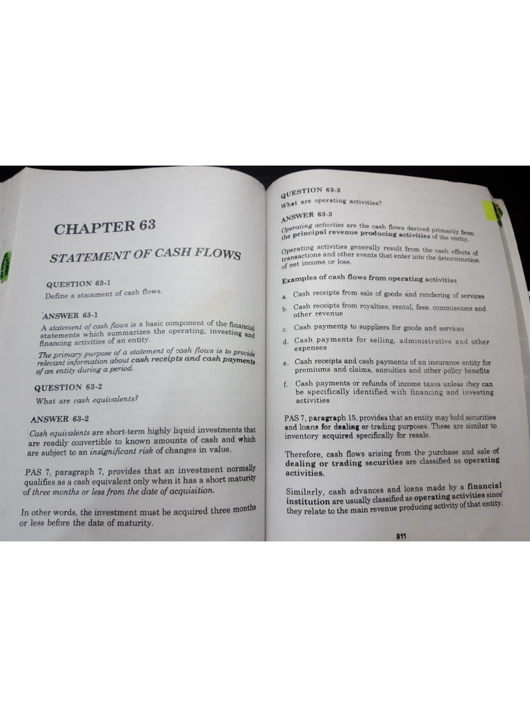 C63 - Statement of Cash Flow | PDF