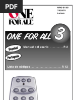 Download Manual One for All Urc 3130 - 41960963-URC3130-S by Oso Pero Al Revez SN70457030 doc pdf