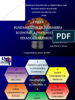 GP Tema 4. Fundamentos Básicos de Ingeniería Económica (Matemáticas Financieras Parte II)