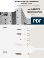 Informe de Cemento