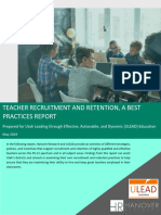 Teacher Recruitment Retention