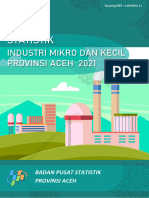 Statistik Industri Mikro Dan Kecil Provinsi Aceh 2021