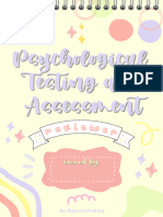 Psychological Assessment and Testing For MOBILE