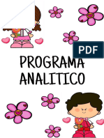 Programa Analítico