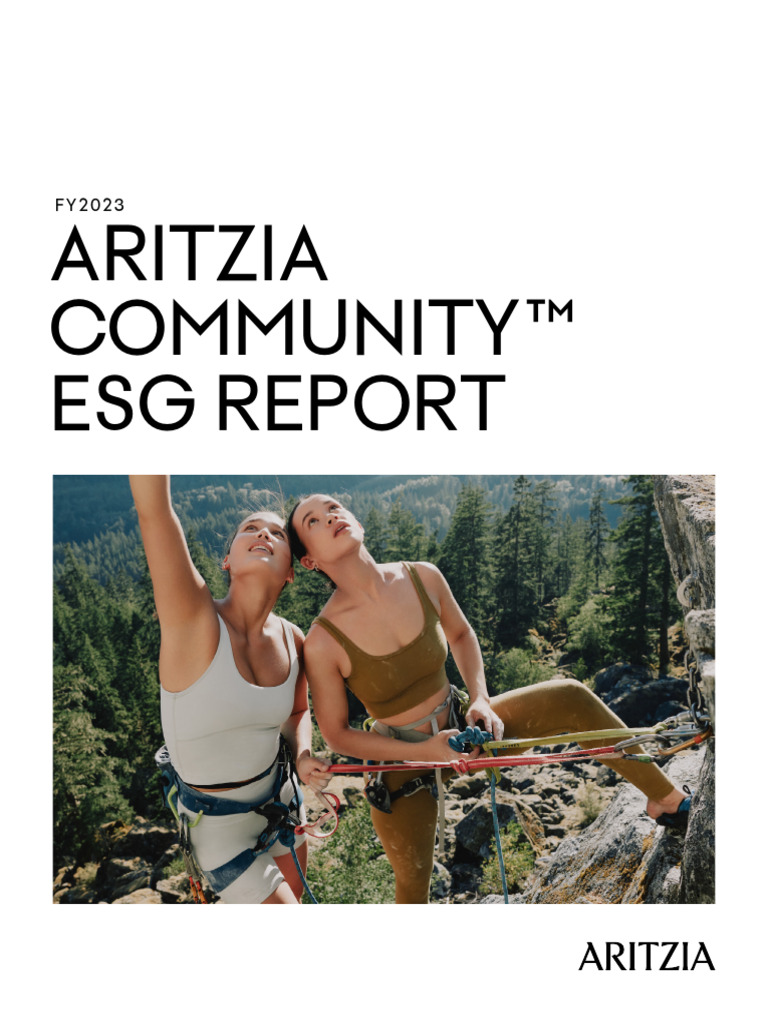 Aritzia Community Esg Report Fy 2023 Final Interactive PDF PDF