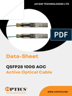 Jtoptics 100g Aoc Cable Data Sheet