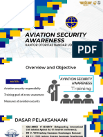 Aviation Security Awareness Bandara Ngurah Rai Bali