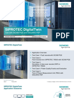 DigitalTwin Test Cases With SICAM PQS and SIGUARD PDP