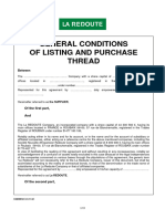 Thread General Conditions of Listing and Purchase