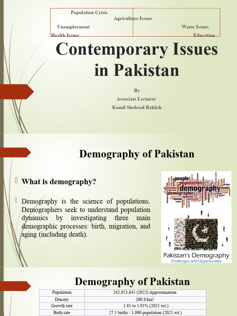 Week 15 16 Contemporary Issues | PDF | Unemployment | Demography