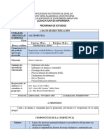 Programa Teoria Salud Mental 9 Febrero