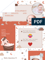 Physical Development of Infant and Toddler - Jayson Cajala