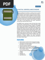 Coastal Surviellance Radar Data Sheet 