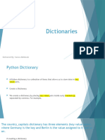 Dictionaries