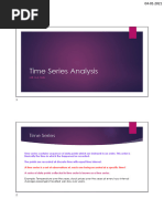 Time Series Analysis