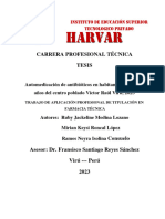 Informe Tesis Harvar