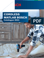 BOSCH 2021cordless Catalogue