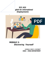 Module 2 - ENGLISH FOR INTERNATIONAL EMPLOYMENT 1