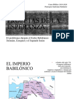 Profetas de La Esperanza: El Profetismo Durante El Exilio Babilónico: Jeremías, Ezequiel y El Segundo Isaías