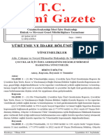 Çocuklar İçin Özel Gereksinim Değerlendirmesi Hakkında Yönetmelik