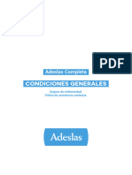 Condiciones Generales ADESLAS - CITOP