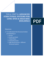 TOS 6 Unit 6 Advanced Structural Systems For Long Span & High Rise Buildings