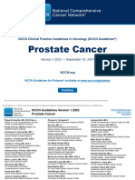 Prostate Cancer Guidelines