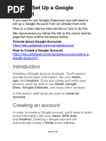 How To Set Up A Google Account