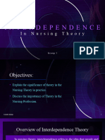 INTERDEPENDENCE TFNURS Reporting