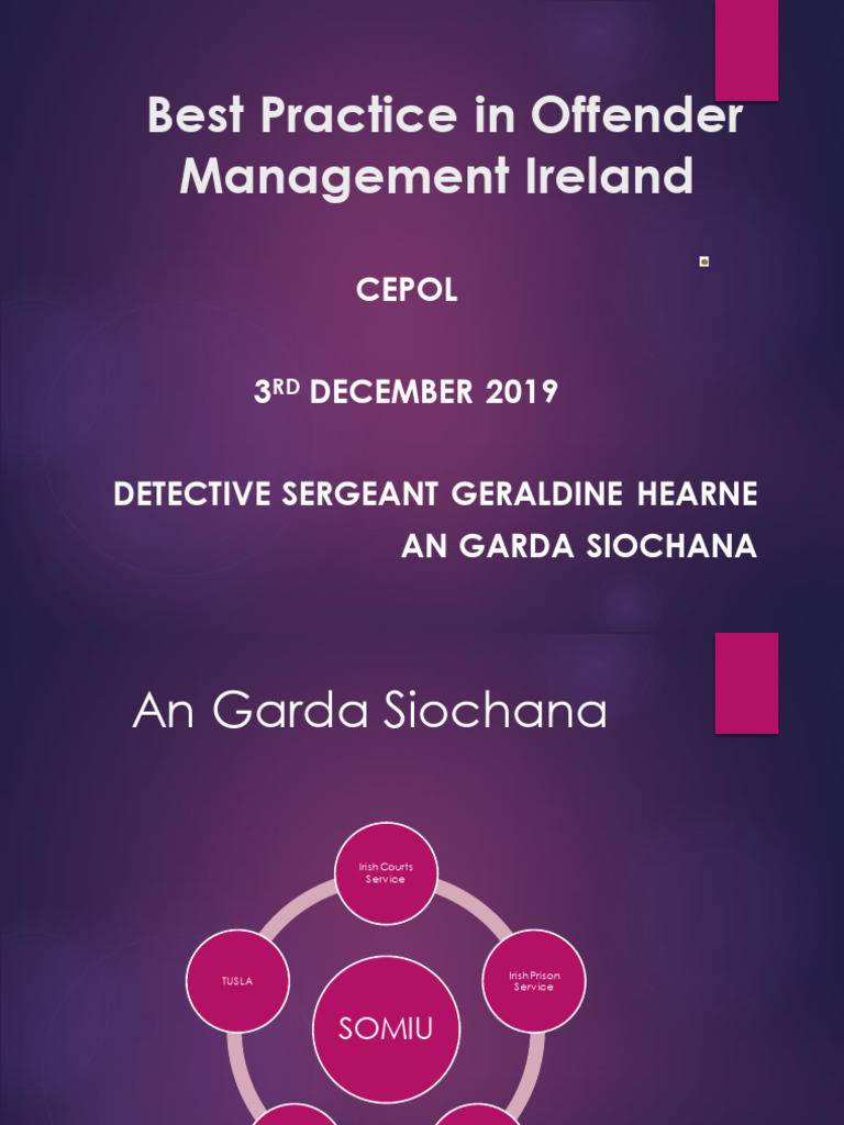 Offender Management in Ireland | PDF | Sex Offender Registries In The ...