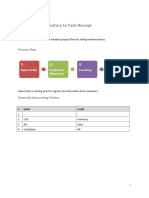 Sales Order - Inventory To Cash