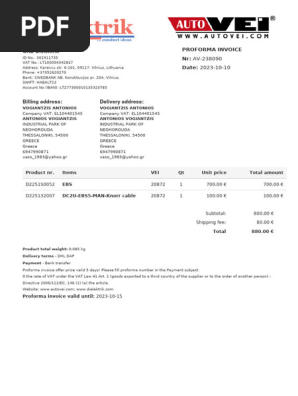Invoice